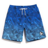 Shorts Surf Geométrico Azul