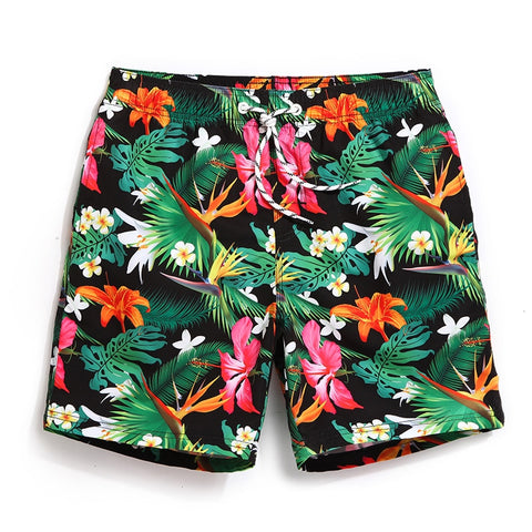 Shorts com Estampa Tropical 003