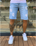 BERMUDA JEANS RASGADA DESTROYED MF