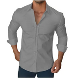 CAMISA SOCIAL SLIM FIT ROSA