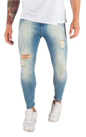 Calça Jeans Jogger Cargo Ov