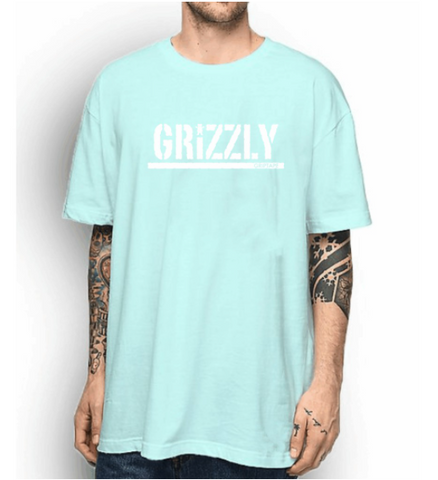 Camiseta Masculina Grizzly Azul